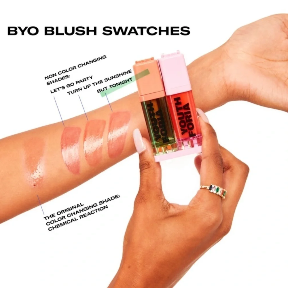 Youthforia | BYO Blush | Tinted Blush Oil |Lets go party  (062)